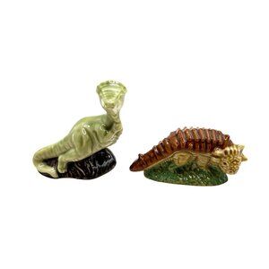 WADE Dinosaur Collection Saurolophus 2001 Set 2 and Euoplocephalus 1993 Set 1